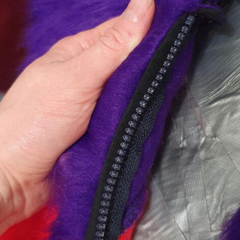 Delux hidden zippers